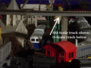 Model train track